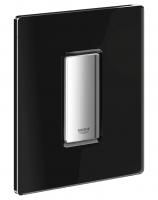 Панель смыва для писсуара GROHE Skate Cosmopolitan Glass (1 режим смыва), хром/черный бархат (38846KS0)