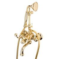 VIVALDI Смеситель для ванны моноком. внешний, золото