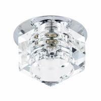 Светильник точечный встраиваемый декоративный под заменяемые галогенные или LED лампы Romb Lightstar 004060