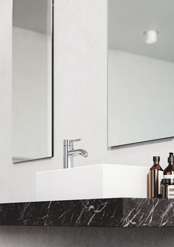 Смеситель для раковины  KLUDI BOZZ 382720576 (хром, L-14 H-7,5), шт Смеситель для раковины  KLUDI BOZZ 382720576 (хром, L-14 H-7,5), шт
