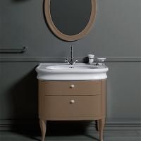 SIMAS Lante Деревянная тумба под раковину LA11, 79,5*46,5*h75см, цвет тортора глянцевый