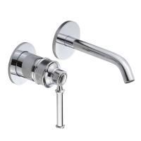 ERMITAGE MINI Смеситель для раковины моноком. скрытого монтажа, ручка латунь, хром