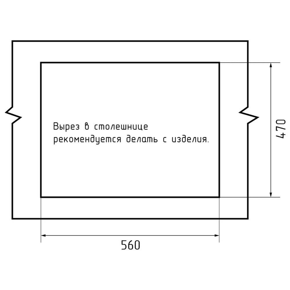 Кухонная мойка GranFest URBAN 658L, черный, артикул 658L черный