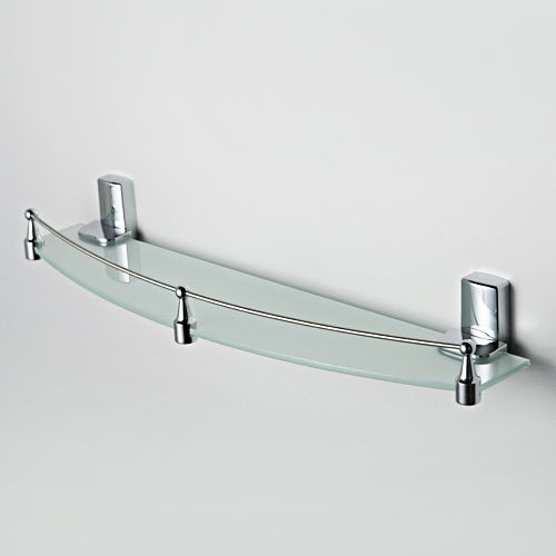 Стеклянная полка WasserKRAFT Leine K-5044 Хром Стеклянная полка WasserKRAFT Leine K-5044 Хром