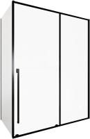 Душевой уголок Allen Brau Fantasy 160x100 3.11010.31 + 3.11014.31 черный матовый