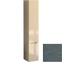 Шкаф пенал SanVit Палома 32 ppal с фактурой под дерево подвесной Шелк Сталь