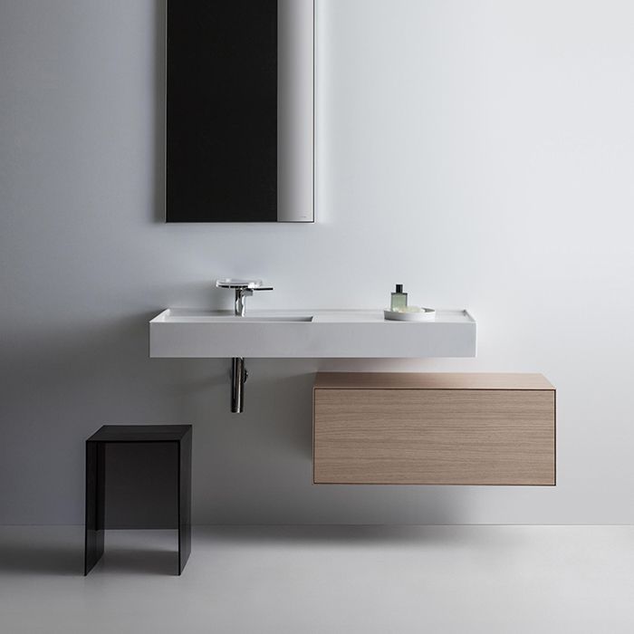 LAUFEN BOUTIQUE Тумба под раковину 1200x500x430 мм., 1 ящик, с отверстием для раковины по центру, цвет светлый дуб, артикул 4.0905.0.150.250.1