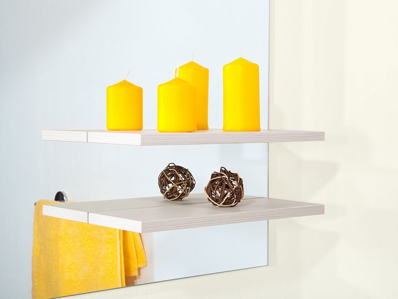 Тумба под раковину Бриклаер Мадрид 110 подвесная светлая лиственница