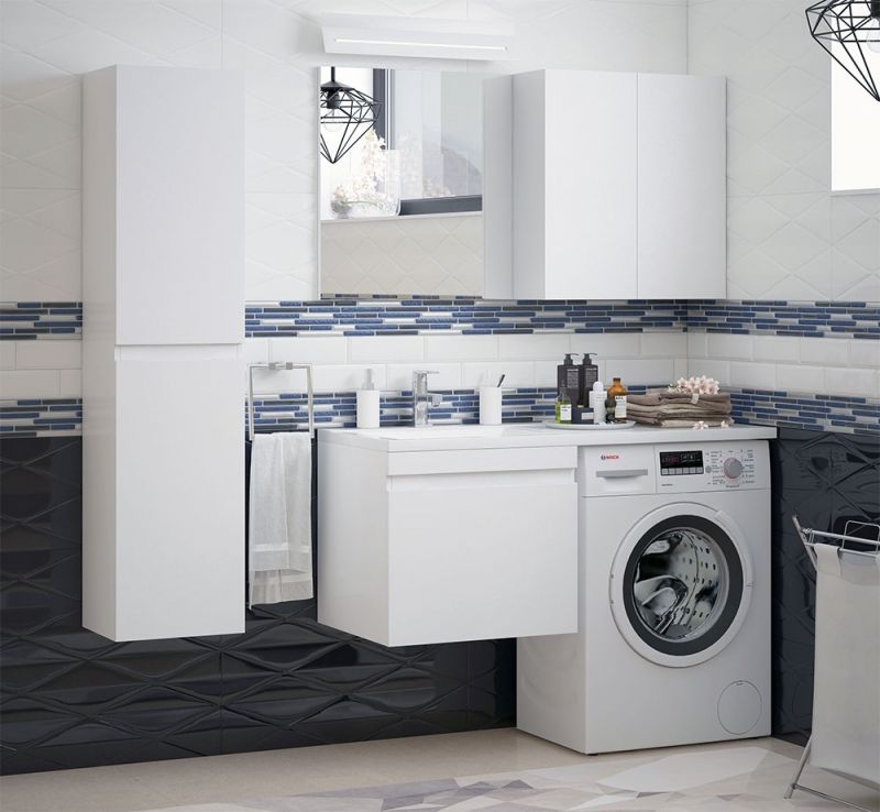 Шкаф-пенал подвесной "Альтаир 35" универсальный