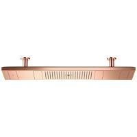 AX ShowerHeaven Верхний душ 1200 x 300 мм, 4jet, потолочный монтаж, c подсветкой 3700K, цвет: Полированное красное золото AX ShowerHeaven Верхний душ 1200 x 300 мм, 4jet, потолочный монтаж, c подсветкой 3700K, цвет: Полированное красное золото