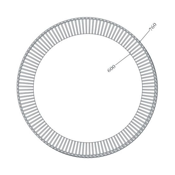 Artceram Зеркала Зеркало LORD керамическая рама с подсветкой Ø 76, цвет белый