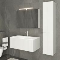 TW Shape комплект мебели, база с раковиной Kerasan 547001*1, 102х52см, с 1-м выдвиж. ящиком с механизмом push to open, цвет: белый матовый RAL9003 TW Shape комплект мебели, база с раковиной Kerasan 547001*1, 102х52см, с 1-м выдвиж. ящиком с механизмом push to open, цвет: белый матовый RAL9003