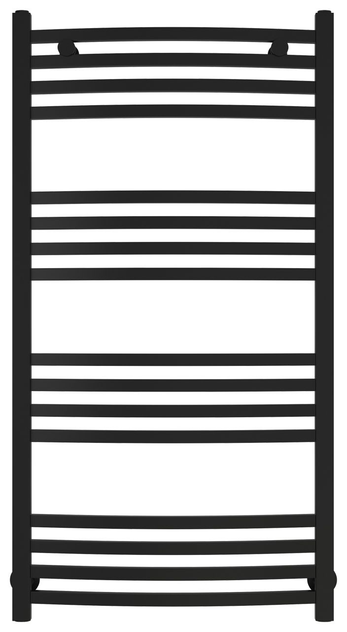 Полотенцесушитель водяной АРКУС 1000х500 (Матовый Чёрный) Полотенцесушитель водяной АРКУС 1000х500 (Матовый Чёрный)