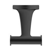Duravit Starck T Двойной крючок настенный Цвет черный матовый Duravit Starck T Двойной крючок настенный Цвет черный матовый