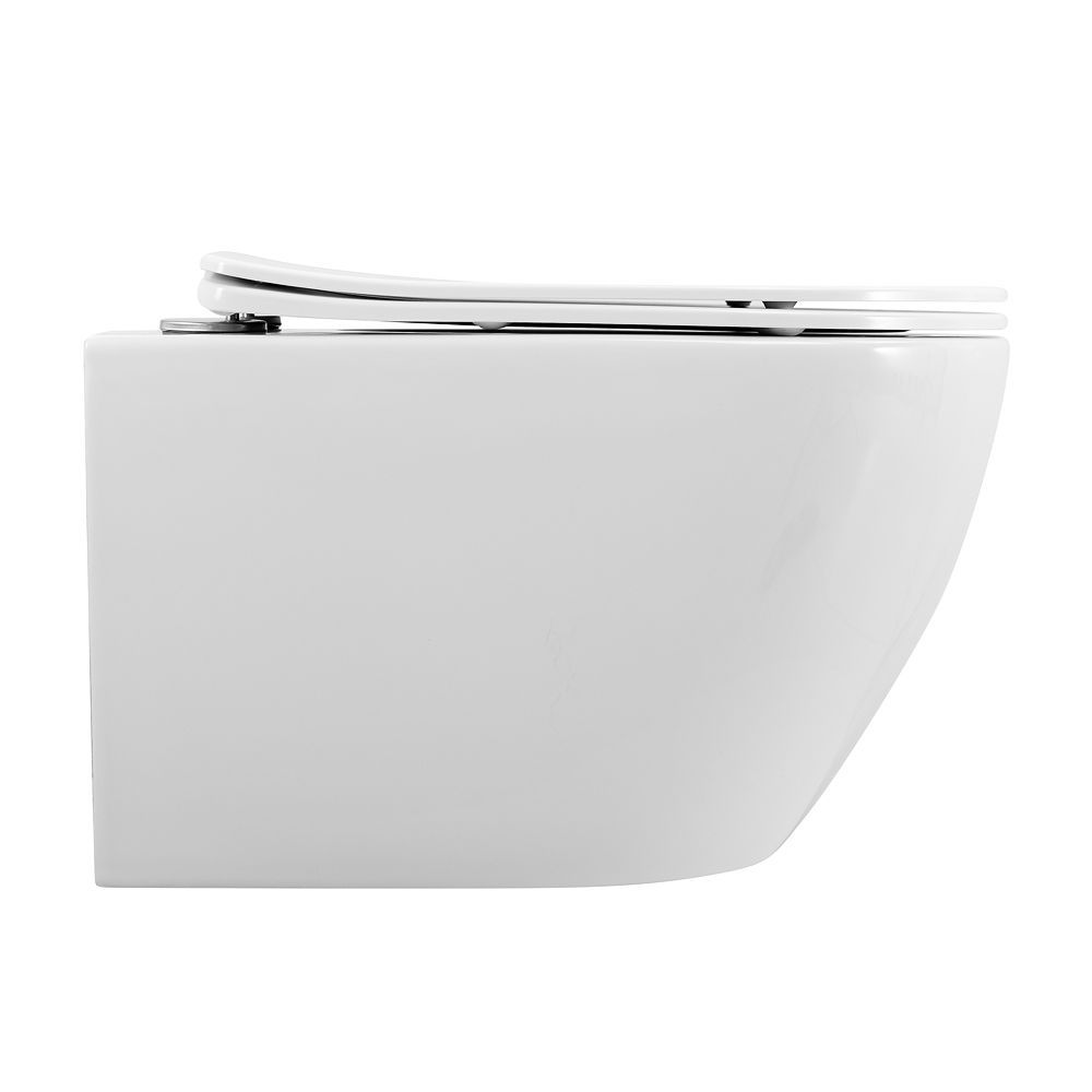 SANREMO Унитаз подвесной безободковый с сиденьем AM026CHR/SC, артикул AM026CHR/SC
