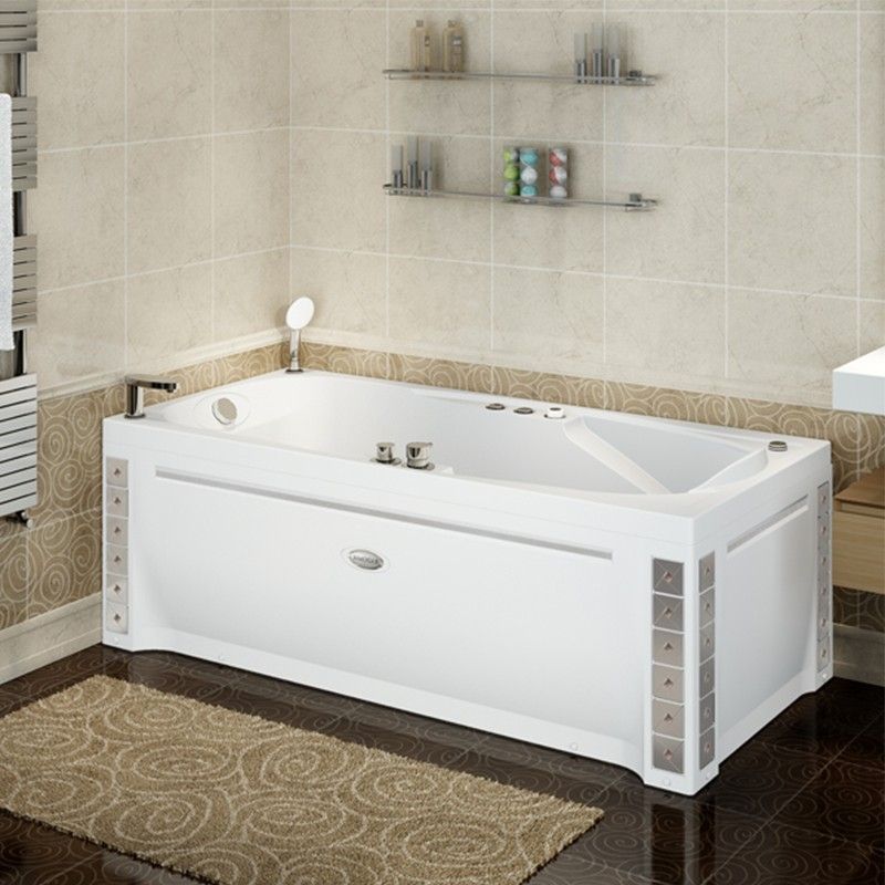 Акриловая ванна Radomir Парма-дона 180x85 L 1-01-0-1-1-035 Белая без гидромассажа