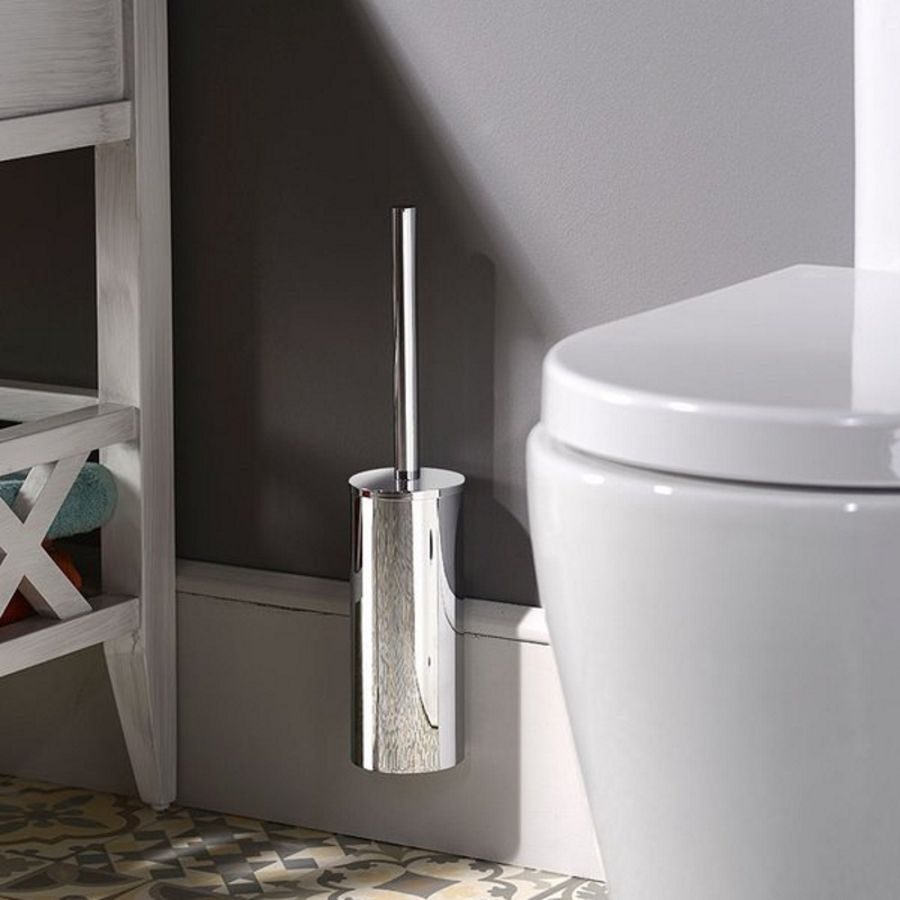 Ершик X-ROUND настенный, высокий, хром, Sapho, артикул BL706