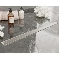 Plumberia Selection Трап душевой PS MODULAR 4x100 2устор. накладка из нерж.стали, комбинир.затвор с горизонт. выпуск Ду 50мм,40л/мин, браш.нерж.сталь