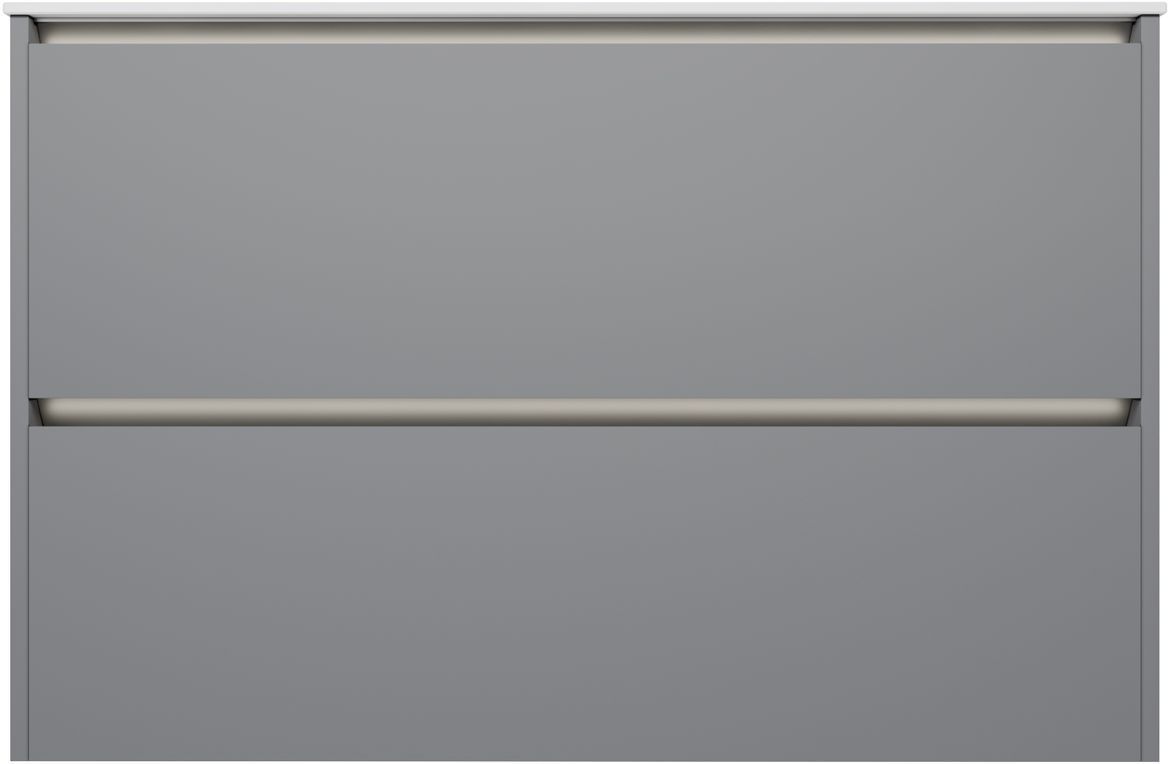 Тумба под раковину Allen Brau Activity 100 1.34014.PGM платина матовый/олива браш