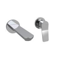 Bongio GIO2 Смеситель встроенный для раковины на 2 отв., излив 206 мм цвет: хром (со встраиваемой часть)