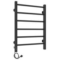 Полотенцесушитель электро "Феличия ЧКЧ6 400х600", черный муар, левый