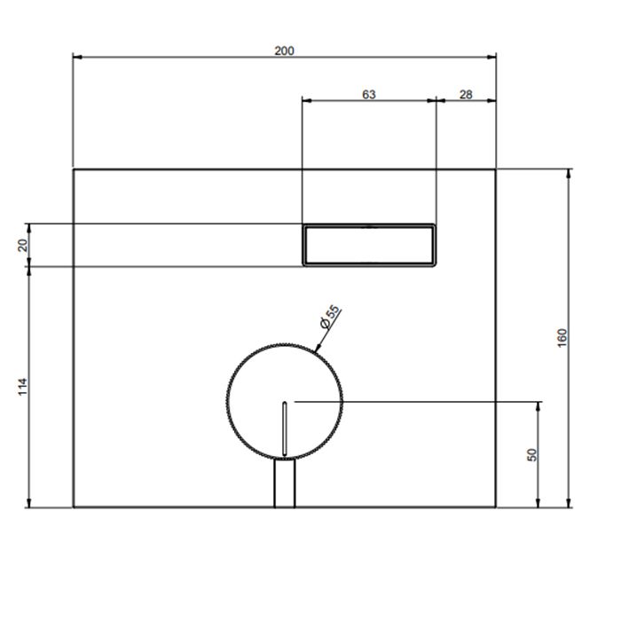 Gessi Hi-Fi Смеситель для душа, с включением 1 источника (внешняя часть), цвет: Black XL