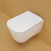 Kerasan Tribeca Унитаз подвесной 55см БЕЗОБОДКОВЫЙ, c креплением WB9N, цвет: белый