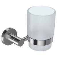 Стаканчик подвесной JACOB DELAFON CLASSIQUE E77825-CP (стекло, хром/белый, на стену, круглая), шт