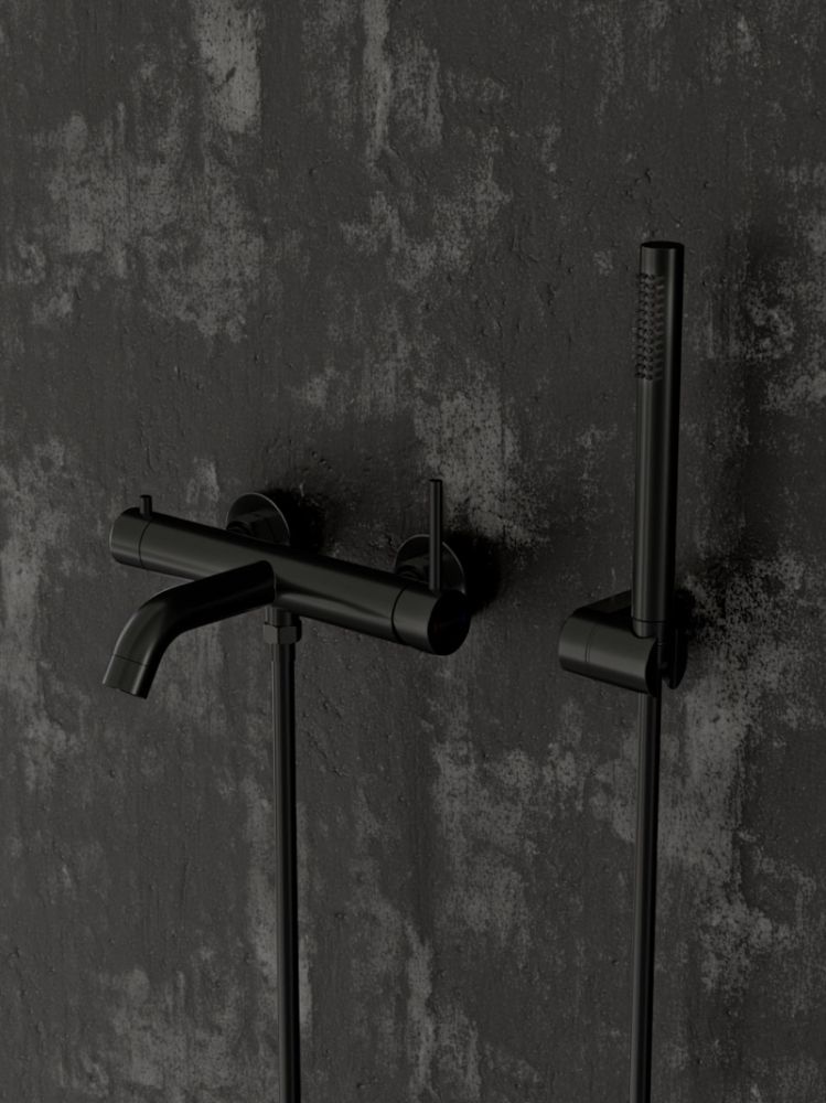 Смеситель для ванны Knotlor SS-23/BL, черный