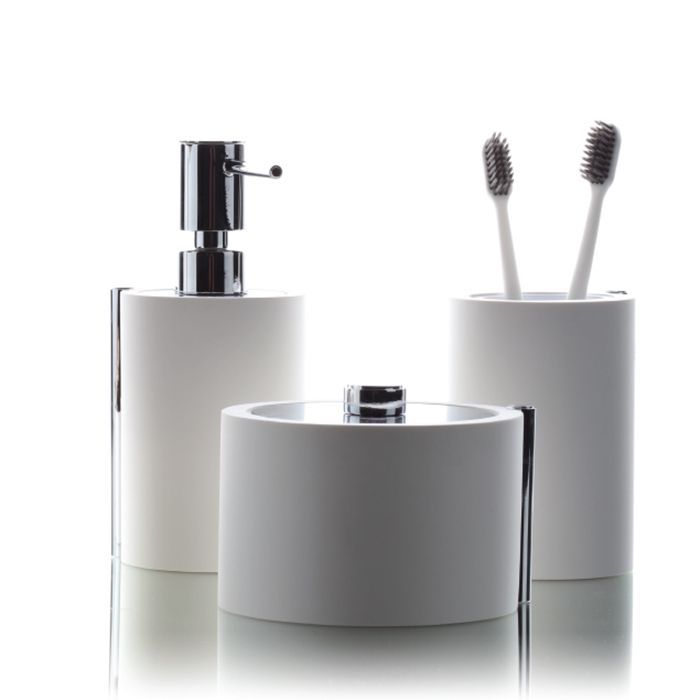 BERTOCCI Easy Дозатор для жидкого мыла, настольный, цвет белый матовый/хром, артикул 130 0948 0000