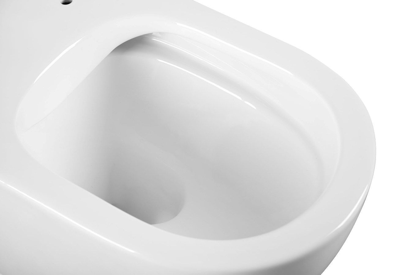 ESTELLA RIMLESS
Безободковый подвесной унитаз с горизонтальным выпуском в стену c легкосъемным сиденьем с функцией микролифт в комплекте    
Тип смыва: Каскадный                     
Размер : 555*360*350mm  
EWC700-121W, артикул EWC700-121W