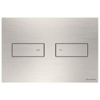 Клавиша смыва, Artceram, Inox 711, для унитаза, ширина, мм-245, глубина, мм-5,5, высота, мм-165, тип смыва-двойной, тип управления-механический, кнопки-прямоугольные, материал-нержавеющая сталь, цвет-Steel