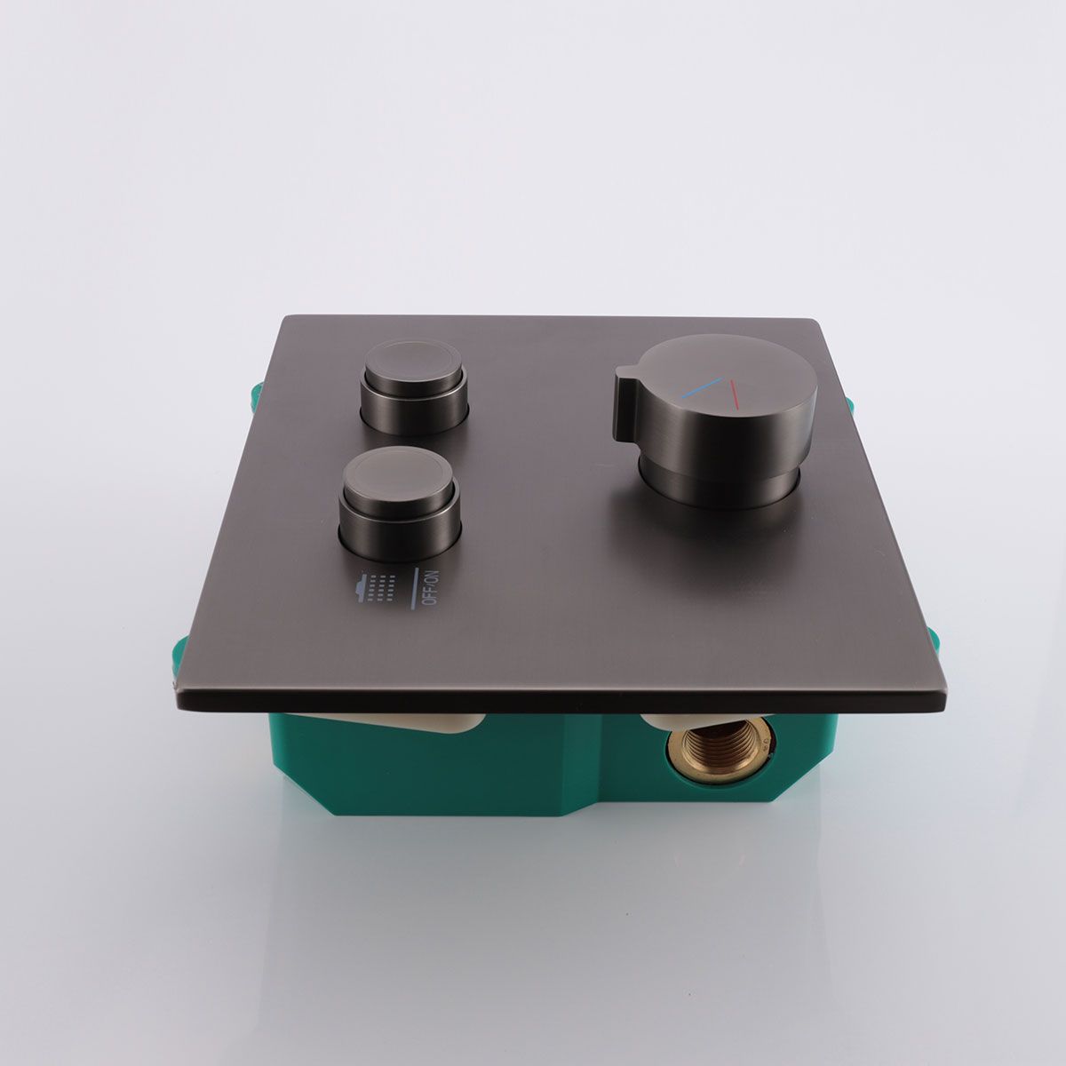 Встраиваемый смеситель для душа VSCV-421GM двухфункциональный, вороненая сталь, артикул VSCV-421GM