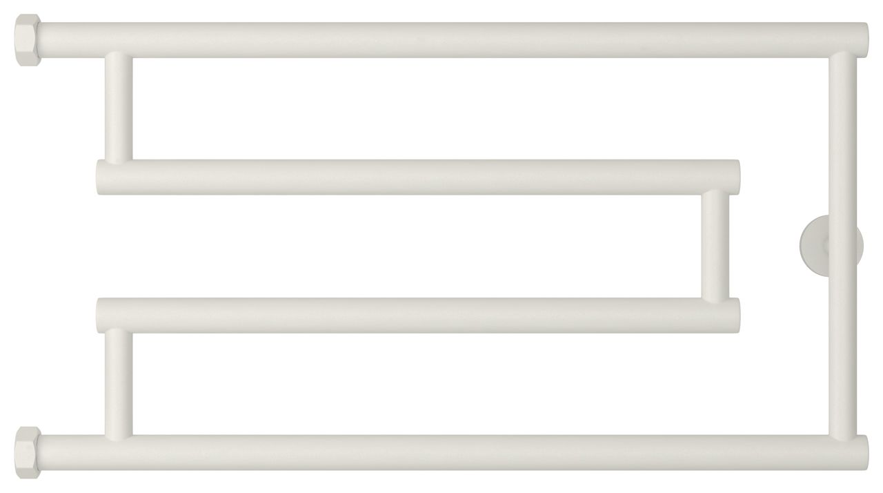 Полотенцесушитель водяной High-Tech model "G+" 320х650 (Матовый белый)