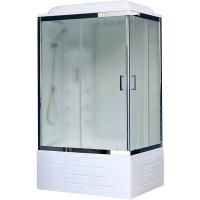 Душевая кабина Royal Bath BP 120х80 RB8120BP3-WC-CH-L с гидромассажем стекло матовое задняя стенка Белая Душевая кабина Royal Bath BP 120х80 RB8120BP3-WC-CH-L с гидромассажем стекло матовое задняя стенка Белая