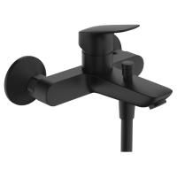Смеситель для ванны и душа, Hansgrohe, Logis, тип открывания воды-однорычажный, тип регулирования воды-керамический картридж, тип установки-настенный, отверстия для монтажа-2, вынос излива, мм-205, тип излива-неподвижный, комплектация-переключатель вакуум Смеситель для ванны и душа, Hansgrohe, Logis, тип открывания воды-однорычажный, тип регулирования воды-керамический картридж, тип установки-настенный, отверстия для монтажа-2, вынос излива, мм-205, тип излива-неподвижный, комплектация-переключатель вакуум