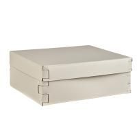 Colombo Adj Коробка Snob, 36x30H13,5 см, цвет: панна котта/белый Colombo Adj Коробка Snob, 36x30H13,5 см, цвет: панна котта/белый