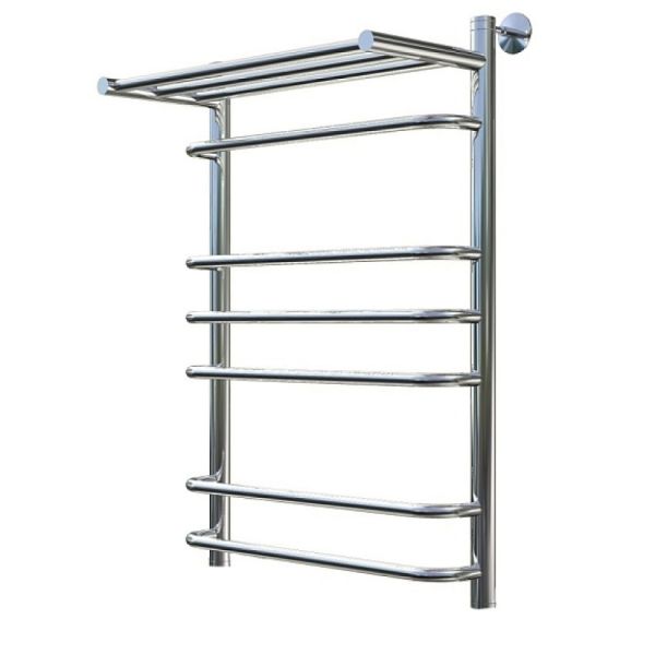 Полотенцесушитель водяной с полочкой (лесенка) Тругор Идеал НК 3 П 80х50 см (без углов)