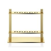 Decor Walther DW 330 Держатель для зубных щёток 15x7x13.5см, настольный, цвет: золото