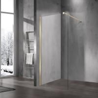 Душевые перегородки Vincea Душевая перегородка Walk-In VSW-1H600CLG, 600*2000, матовый золотой, стекло прозрачное, , шт