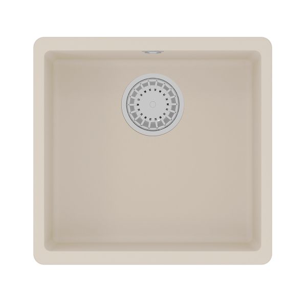 Кухонная мойка Lemark SINARA 440-U подстольного монтажа из кварцгранита цвет: Шампань  (9910072)