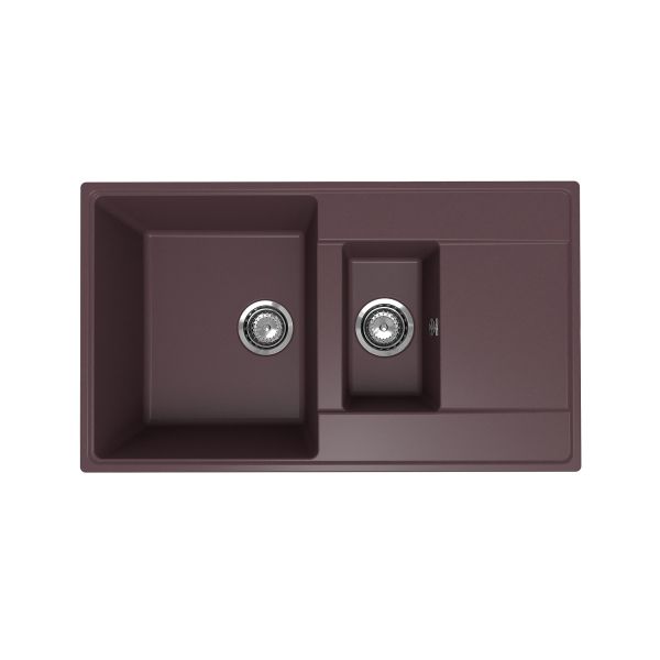 Кухонная мойка Ulgran Quartz Prima 860 1,5K-06, трюфель