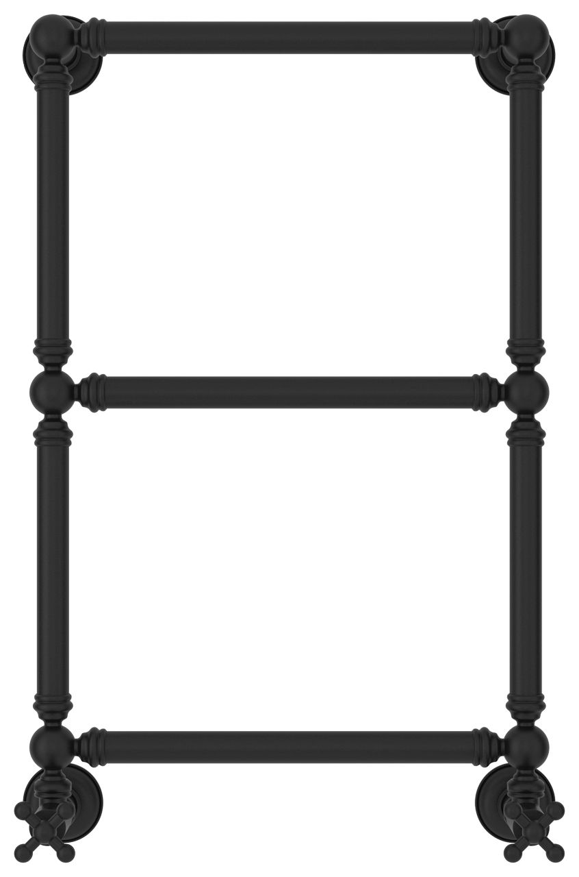 Полотенцесушитель водяной "Ренессанс 1304" 660х400 (Матовый черный)