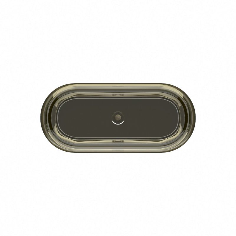 Ванна отдельностоящая 1700x760x560, Grey Mist, CEZARES CZR-LINER-170-76-56-GM-PFB, артикул CZR-LINER-170-76-56-GM-PFB