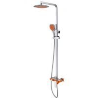 Душевая система D&K Berlin Kunste DA1433713A02 Хром Оранжевый