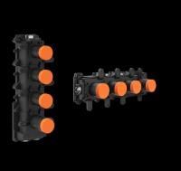 GESSI Встраиваемая часть термостатического смесителя с 3 запорными вентилями