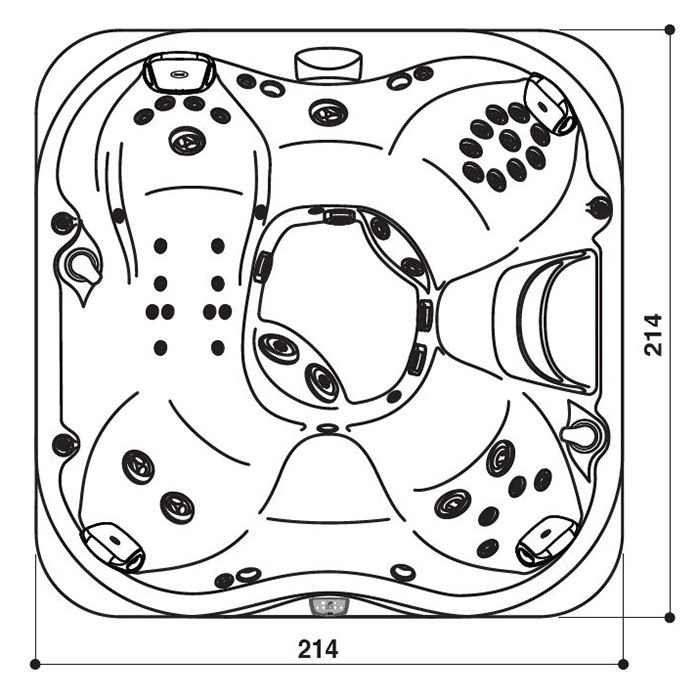 JACUZZI J355 Минибассейн отдельност.Platinum (65), внешняя панель BRUSHED GRAY, каскад, посветка,нагреватель, массажный подголовник 1шт,без крышки, JACUZZI J355 Минибассейн отдельност.Platinum (65), внешняя панель BRUSHED GRAY, каскад, посветка,нагреватель, массажный подголовник 1шт,без крышки,