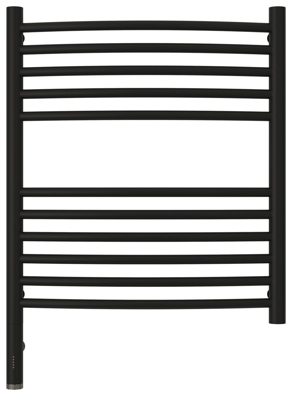 Полотенцесушитель, Сунержа, Богема 3.0, электрический, ширина, мм-532, глубина, мм-103, высота, мм-600, подключение-слева, электрокомплект-МЭМ, мощность, Вт-300, материал-нержавеющая сталь, цвет-черный матовый