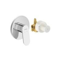 Duravit Wave  Однорычажный смеситель для душа для скрытого монтажа, хром