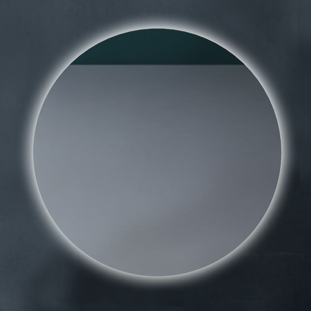 Xpertials SIRO, круглое зеркало 100 см c LED подсветкой: датчик вкл/выкл подсветки с диммером и датчик антизапотевания